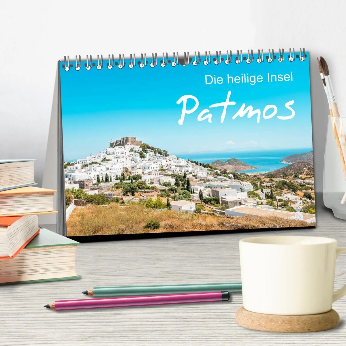 Bild: 9783457607008 | Patmos - Die heilige Insel (Tischkalender 2026 DIN A5 quer),...