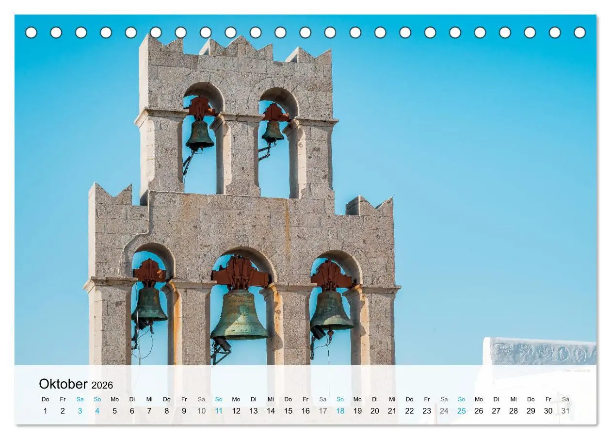 Bild: 9783457607008 | Patmos - Die heilige Insel (Tischkalender 2026 DIN A5 quer),...
