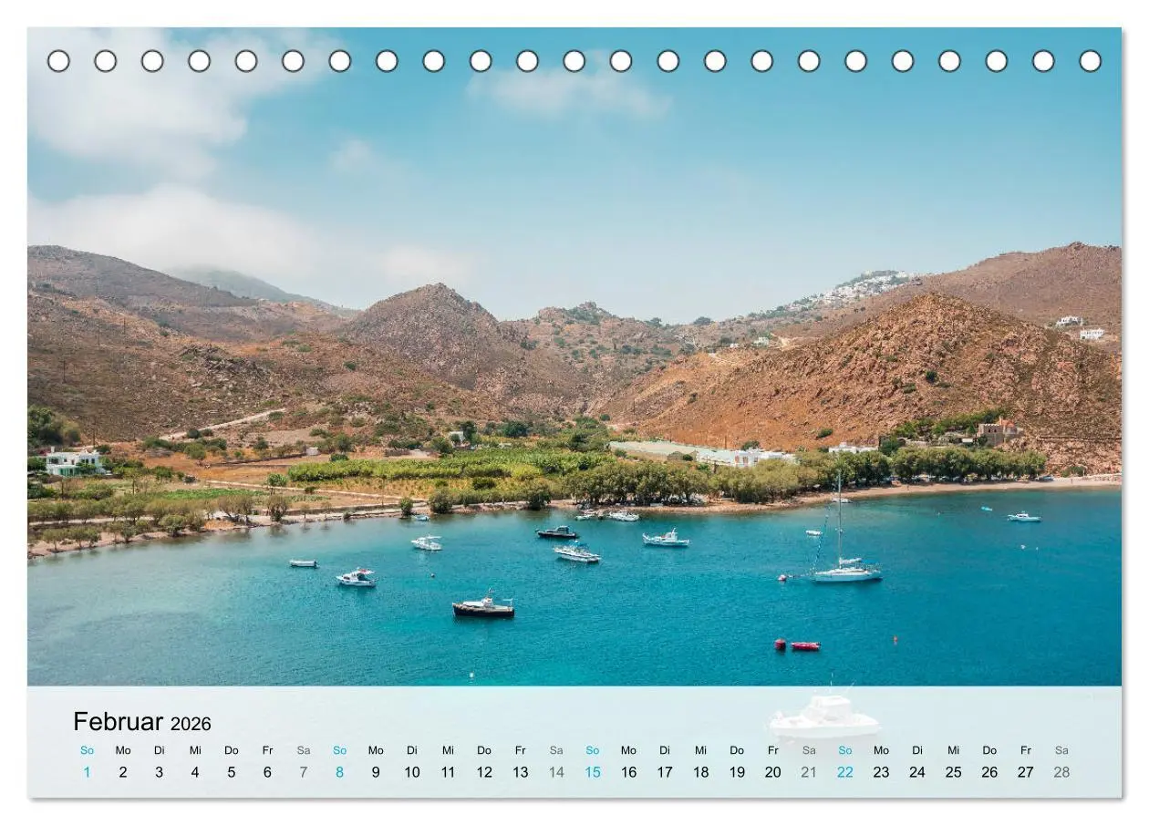 Bild: 9783457607008 | Patmos - Die heilige Insel (Tischkalender 2026 DIN A5 quer),...