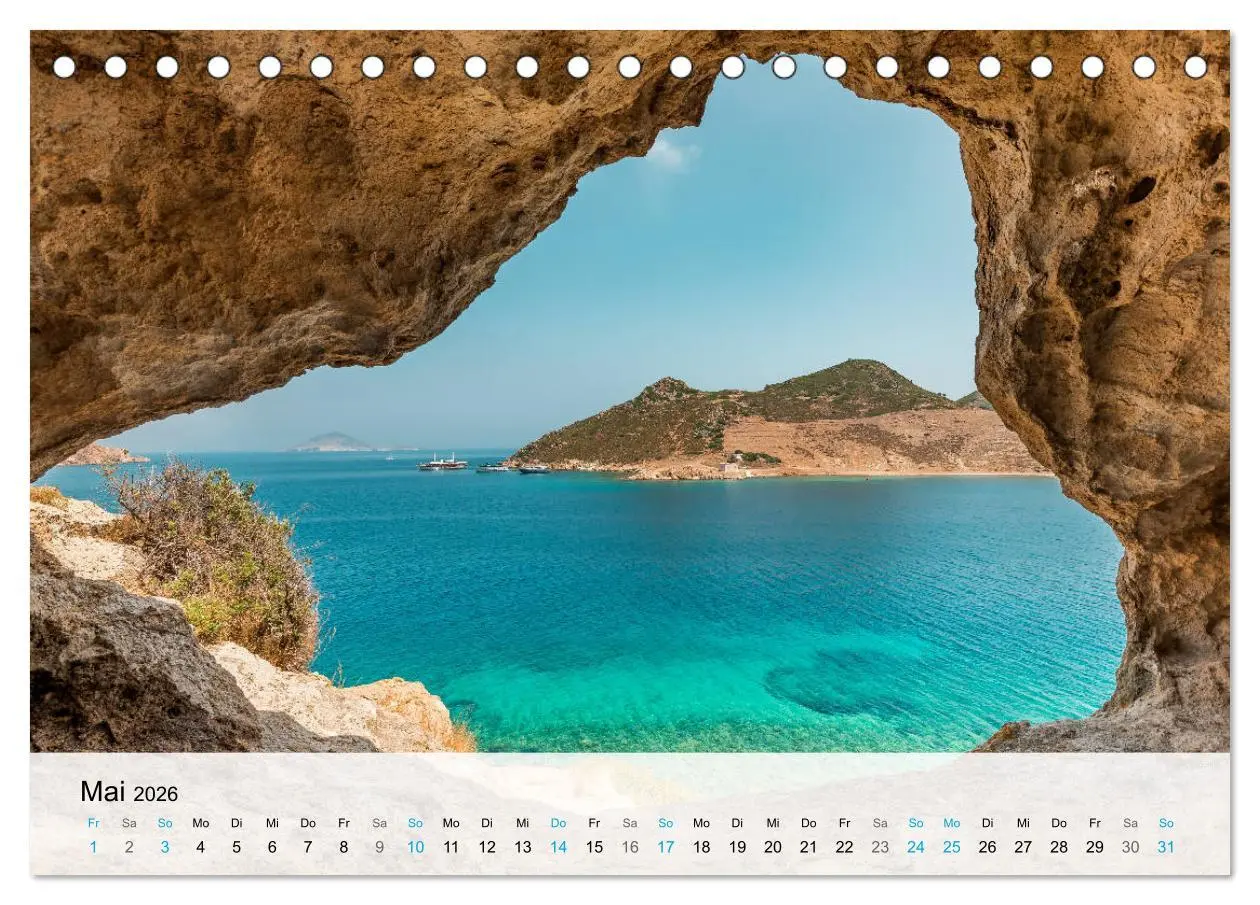 Bild: 9783457607008 | Patmos - Die heilige Insel (Tischkalender 2026 DIN A5 quer),...