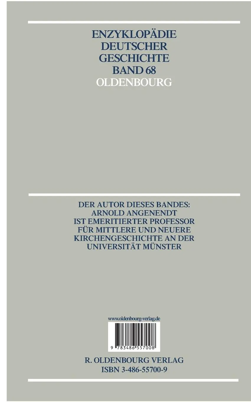 Rückseite: 9783486557008 | Grundformen der Frömmigkeit im Mittelalter | Arnold Angenendt | Buch