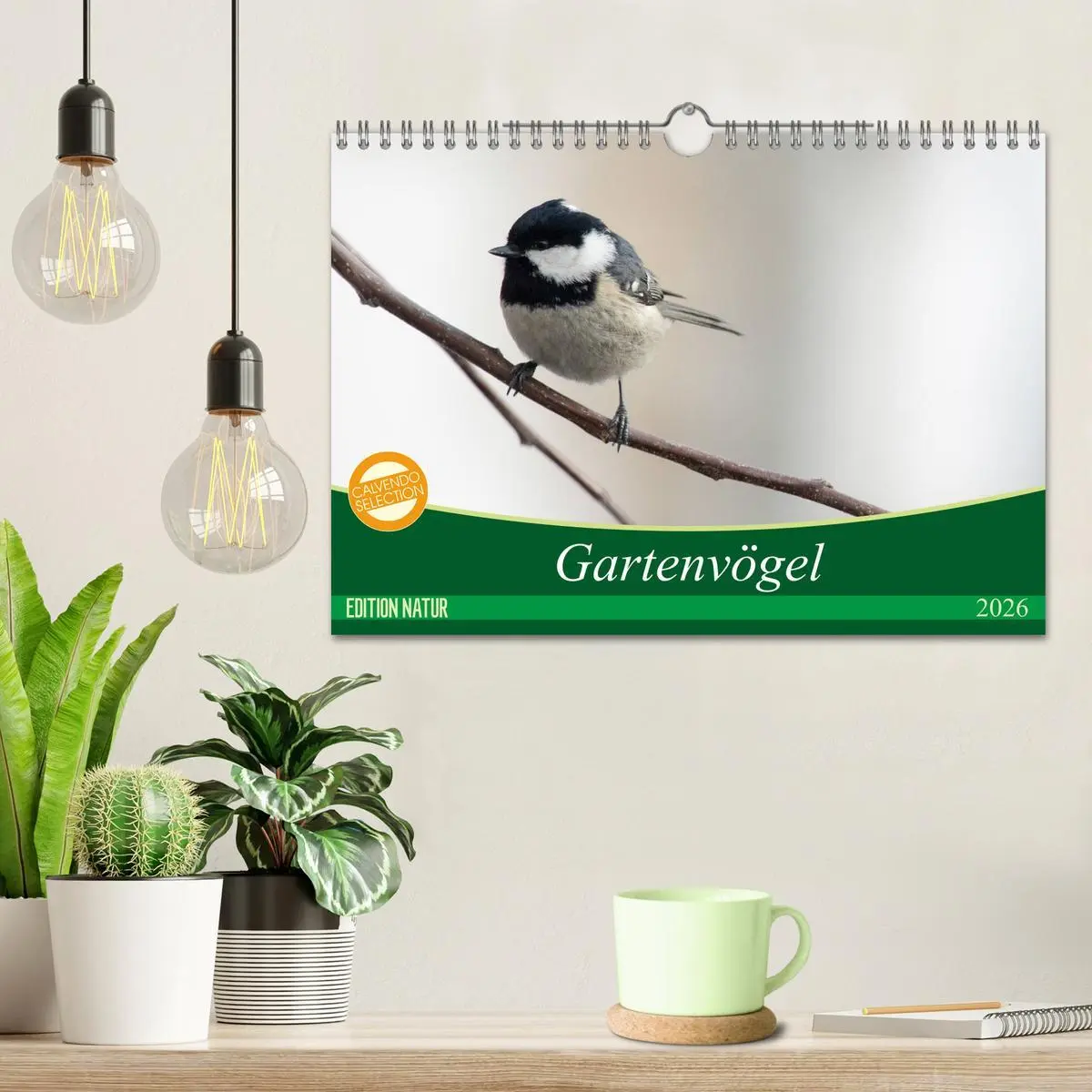 Bild: 9783516177008 | Gartenvögel (Wandkalender 2026 DIN A4 quer), CALVENDO Monatskalender