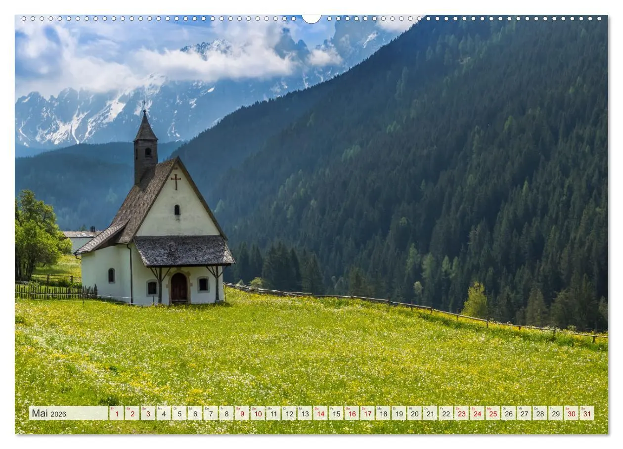 Bild: 9783457387108 | MAGISCHES SÜDTIROL (Wandkalender 2026 DIN A2 quer), CALVENDO...