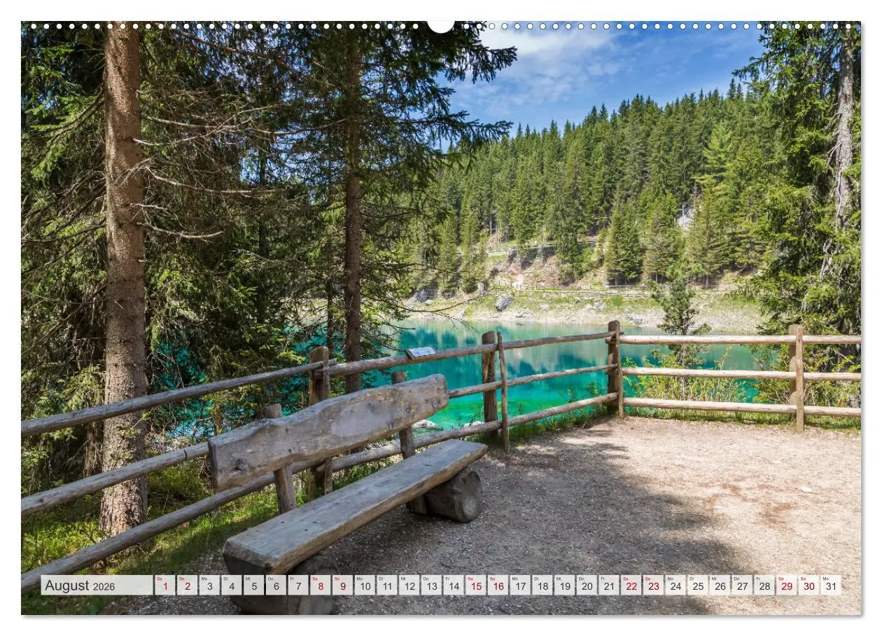 Bild: 9783457387108 | MAGISCHES SÜDTIROL (Wandkalender 2026 DIN A2 quer), CALVENDO...