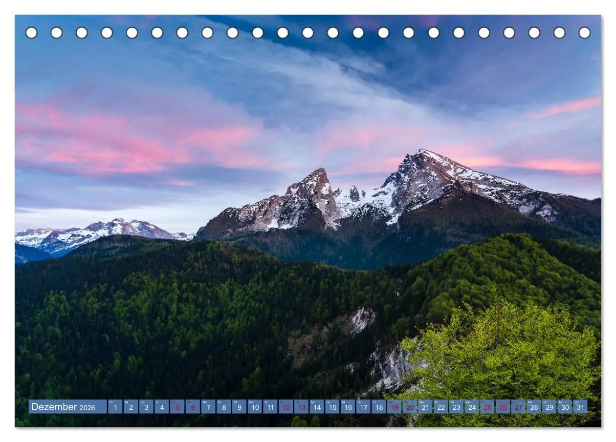Bild: 9783457907108 | Unterwegs im Berchtesgadener Land 2026 (Tischkalender 2026 DIN A5...