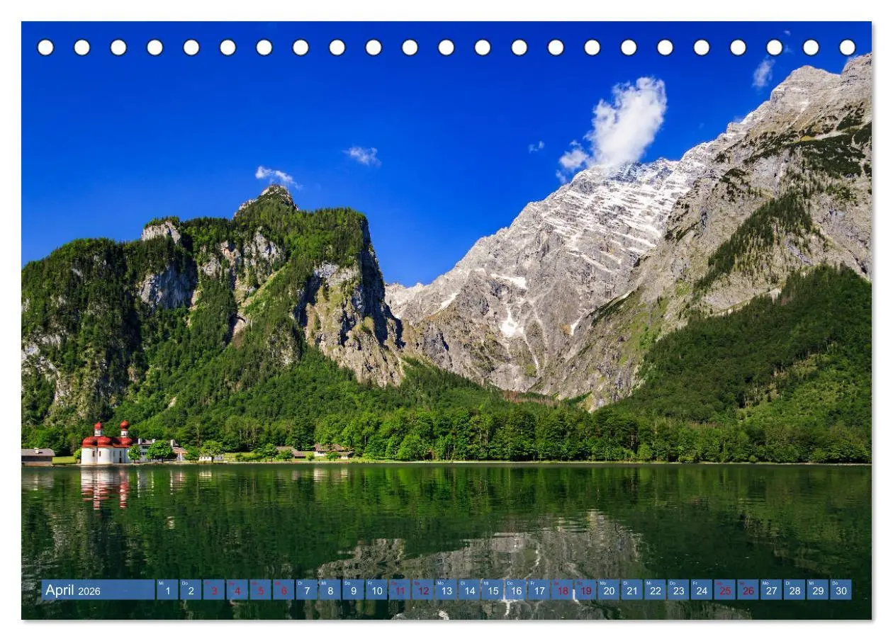Bild: 9783457907108 | Unterwegs im Berchtesgadener Land 2026 (Tischkalender 2026 DIN A5...