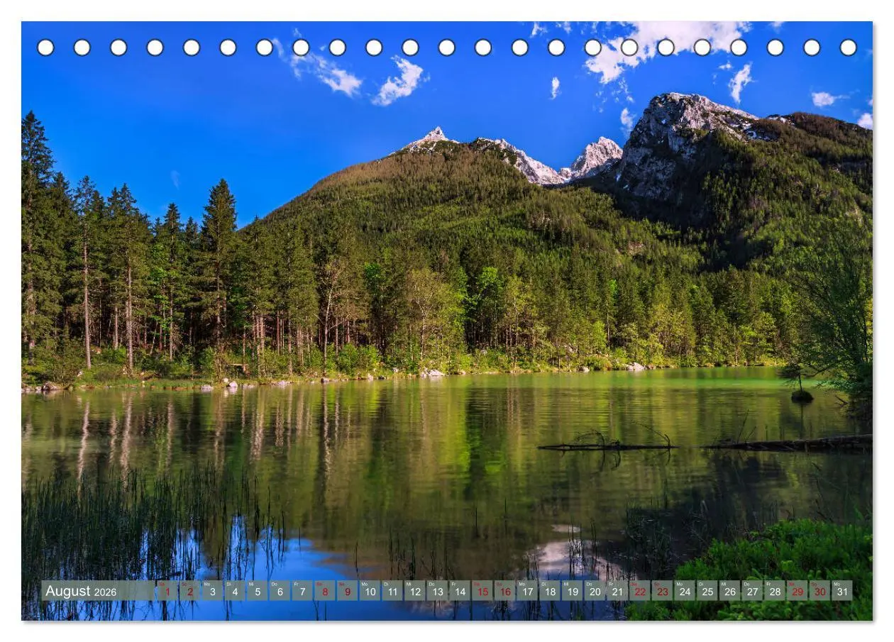 Bild: 9783457907108 | Unterwegs im Berchtesgadener Land 2026 (Tischkalender 2026 DIN A5...
