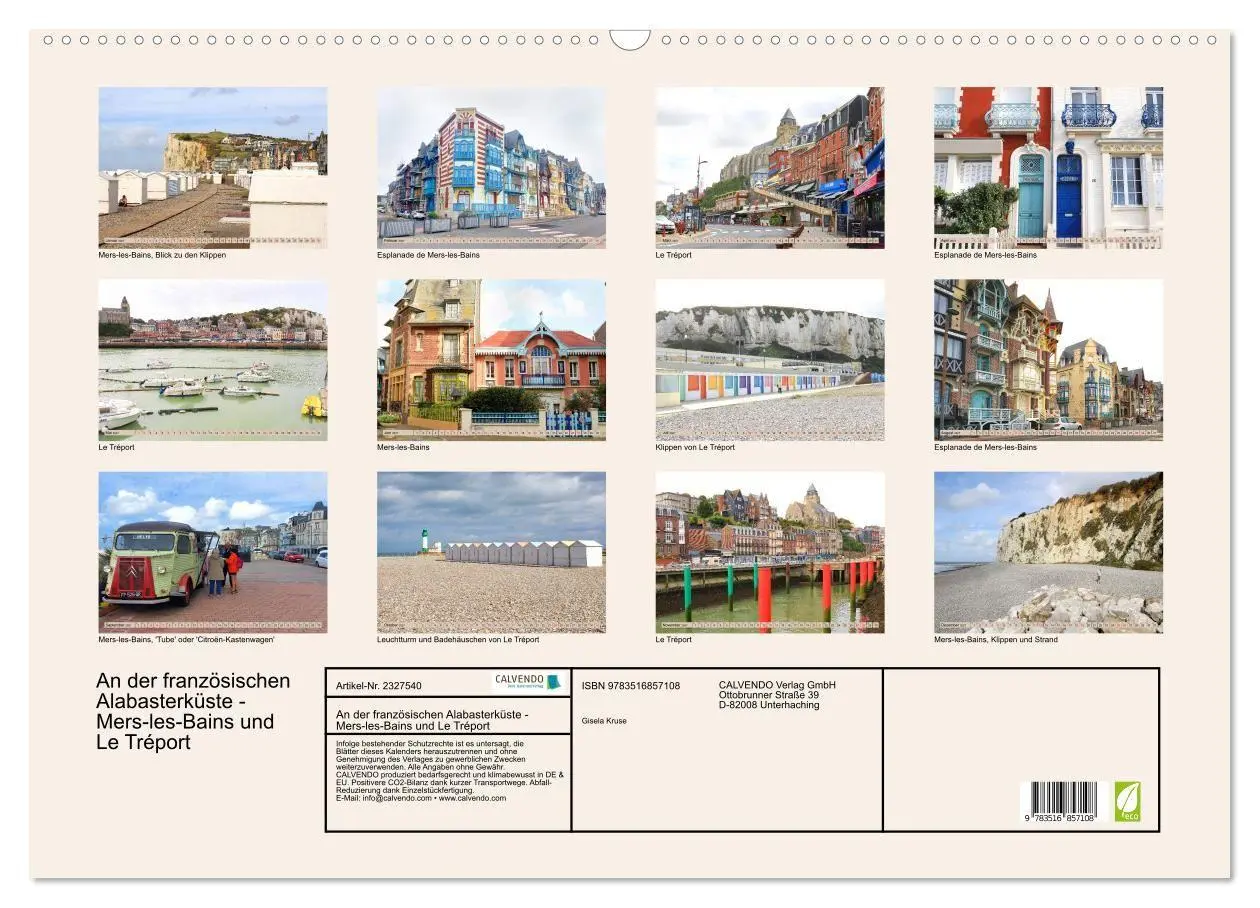 Bild: 9783516857108 | An der französischen Alabasterküste - Mers-les-Bains und Le Tréport...