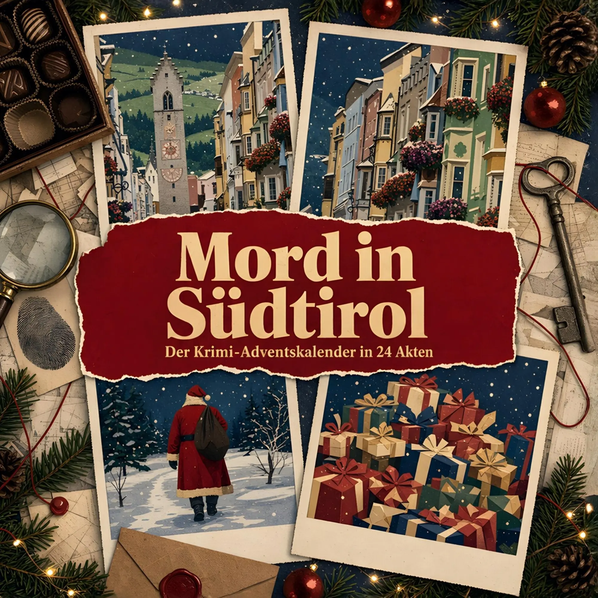 Cover: 9783696117108 | Mord in Südtirol | Der Krimi-Adventskalender in 24 Akten | Schmied