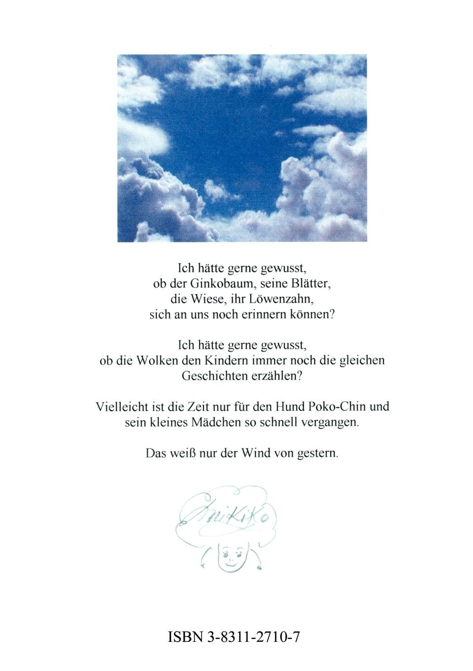 Rückseite: 9783831127108 | Der Hund Poko-Chin und sein kleines Mädchen | Mikiko Takahashi | Buch