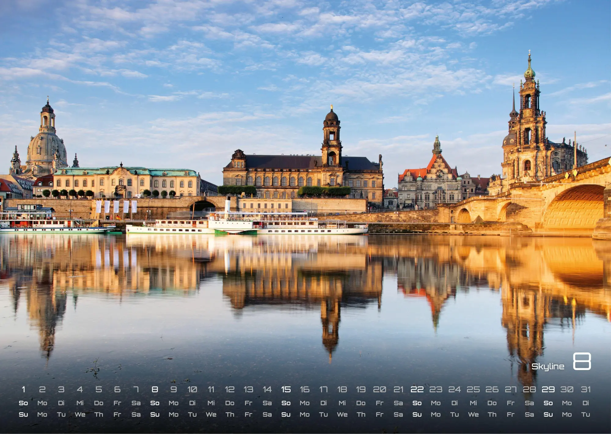 Bild: 9783986737108 | Dresden - magisches Elbflorenz - 2027 - Kalender DIN A3 | GP-Fever. de