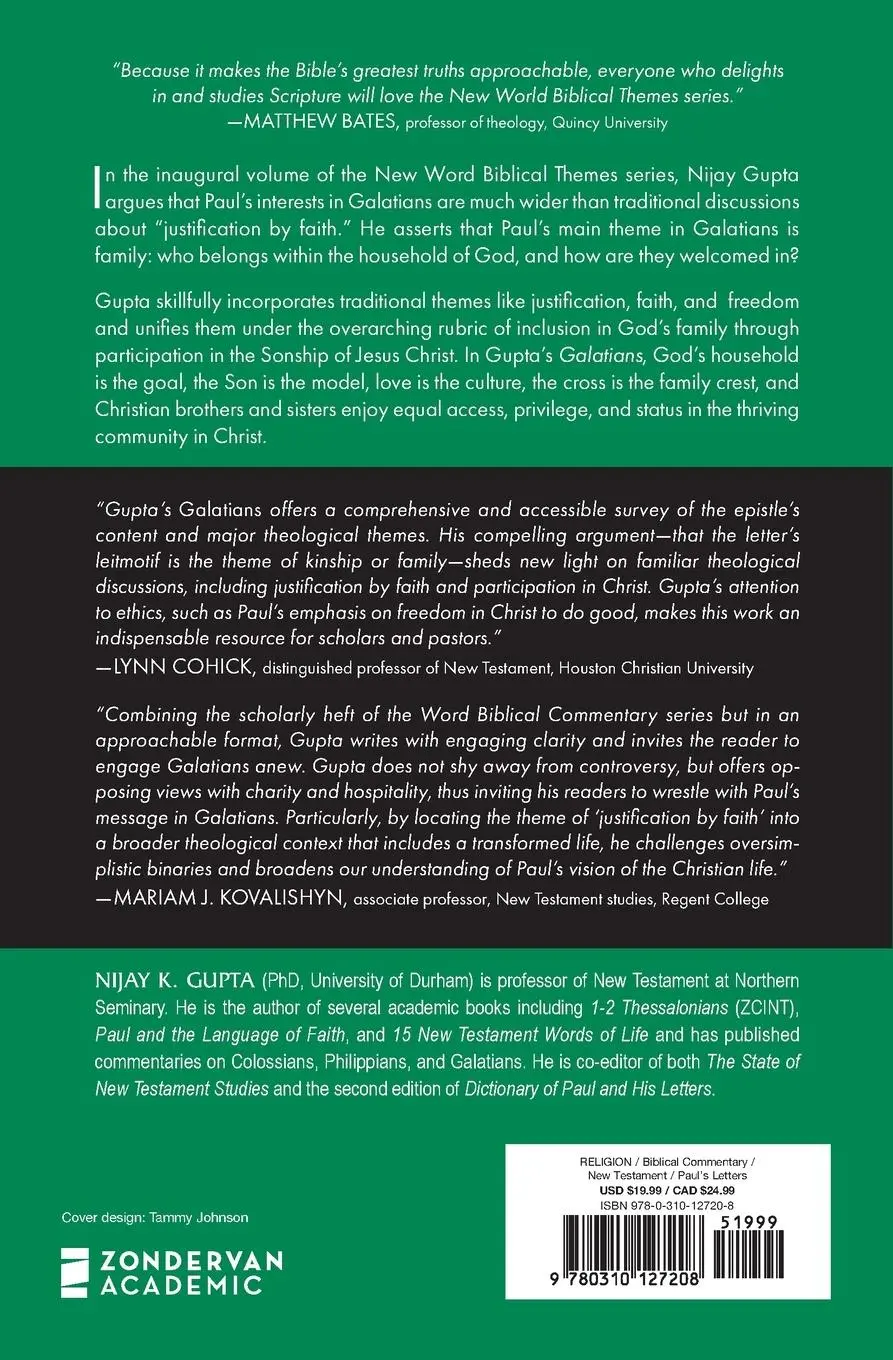 Rückseite: 9780310127208 | The Galatians, Volume 9 | 9 | Nijay K. Gupta | Taschenbuch | Englisch
