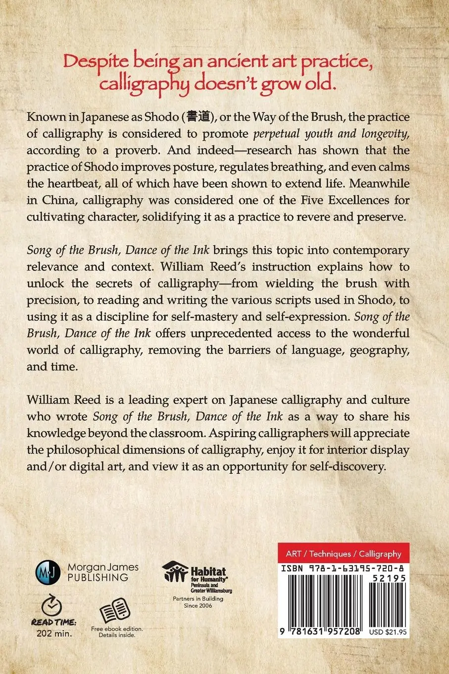 Rückseite: 9781631957208 | Song of the Brush, Dance of the Ink | William Reed | Taschenbuch
