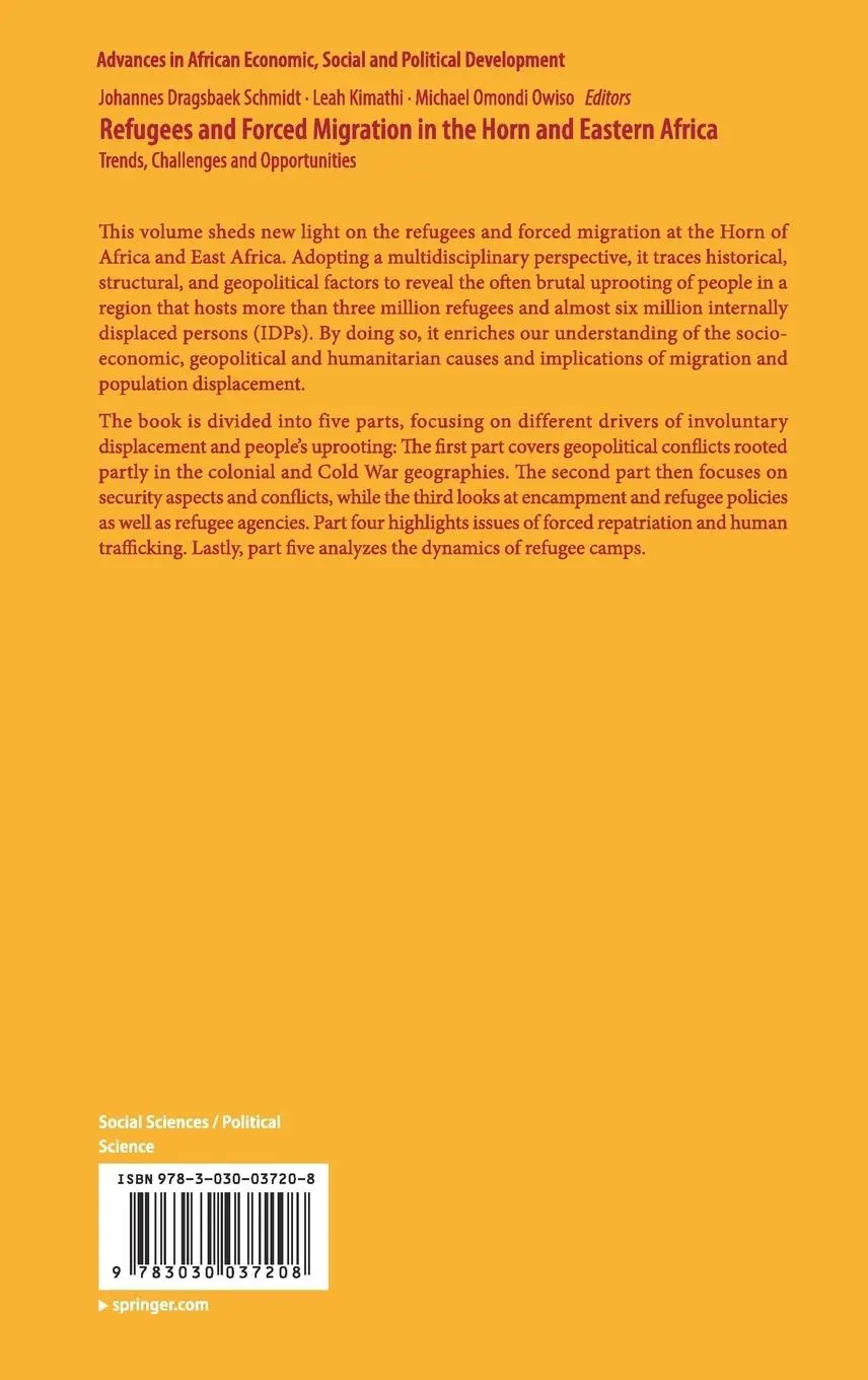 Rückseite: 9783030037208 | Refugees and Forced Migration in the Horn and Eastern Africa | Buch
