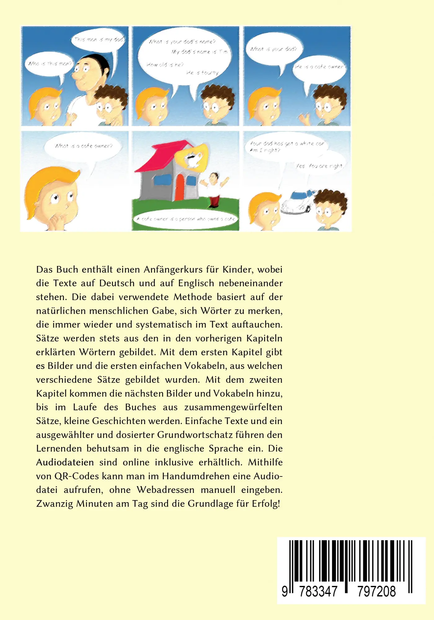 Rückseite: 9783347797208 | Das Erste Englische Lesebuch für Kinder und Eltern | Elisabeth May