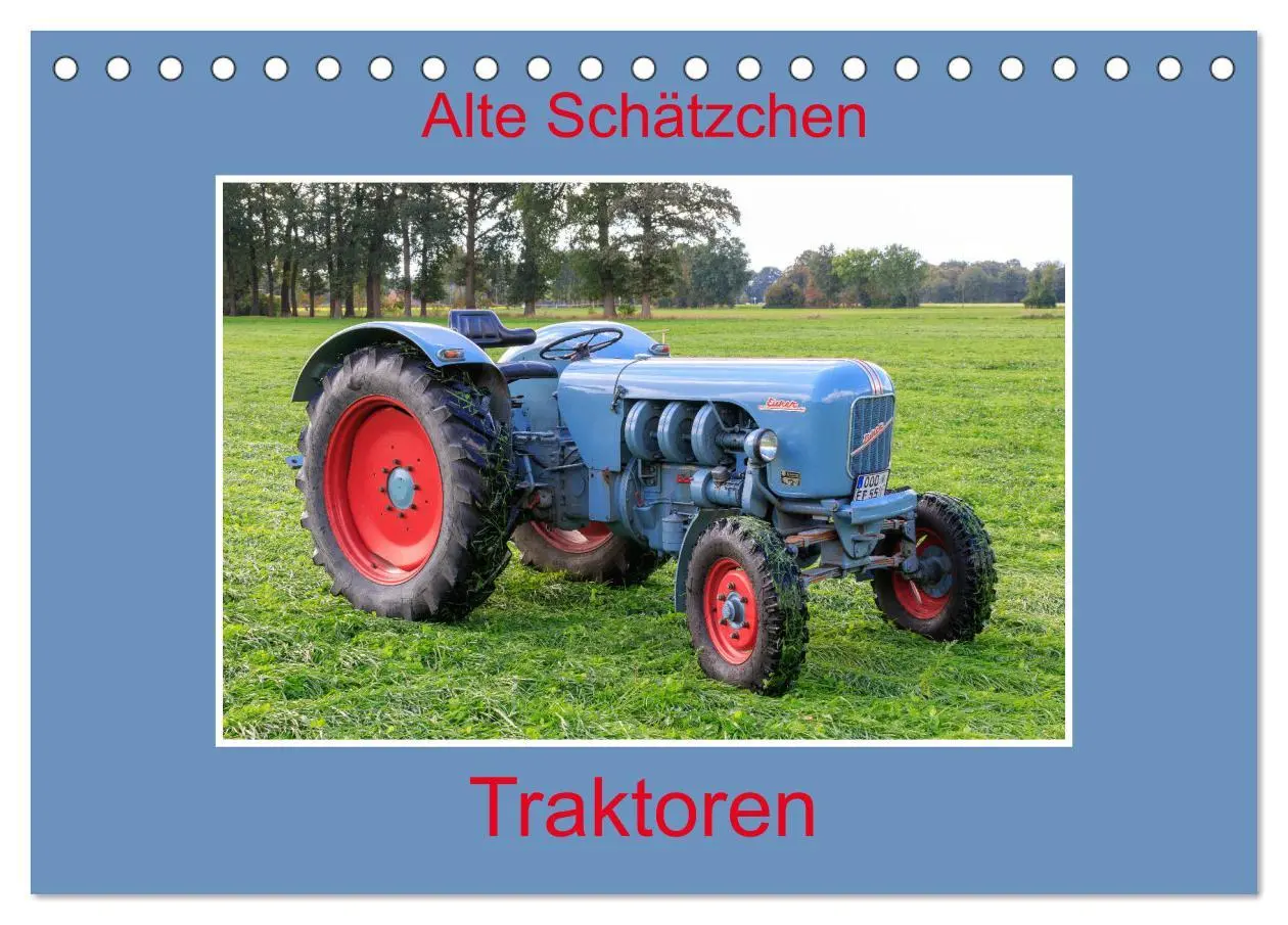 Cover: 9783457757208 | Alte Schätzchen - Traktoren (Tischkalender 2026 DIN A5 quer),...