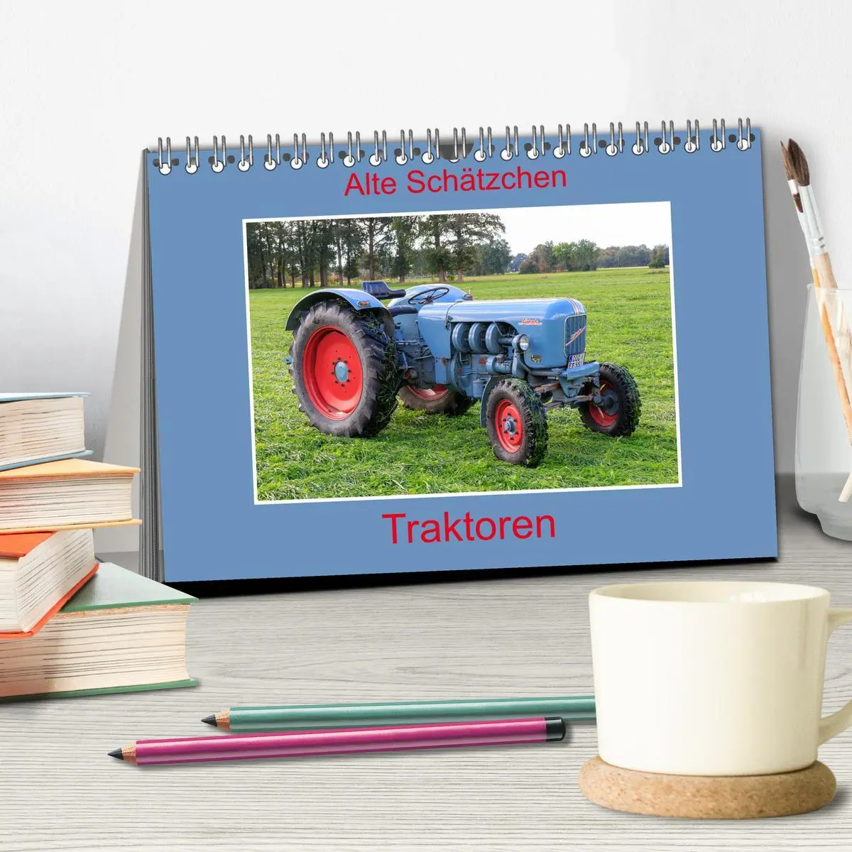 Bild: 9783457757208 | Alte Schätzchen - Traktoren (Tischkalender 2026 DIN A5 quer),...