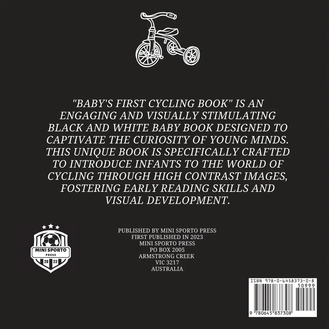 Rückseite: 9780645837308 | Baby's First Cycling Book | Jacques Garin | Taschenbuch | Englisch