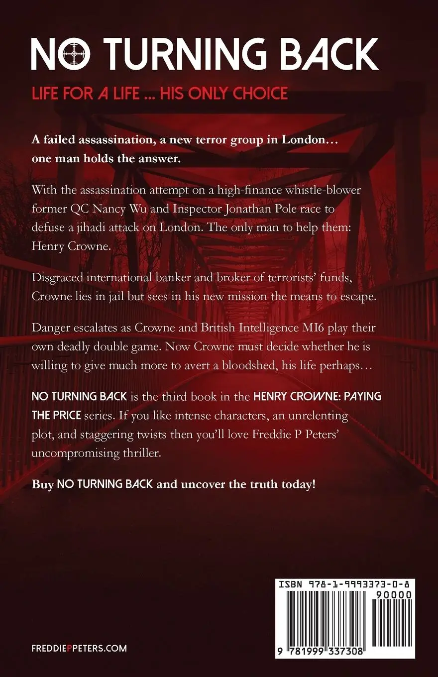 Rückseite: 9781999337308 | No Turning Back | Freddie P Peters | Taschenbuch | Englisch | 2019