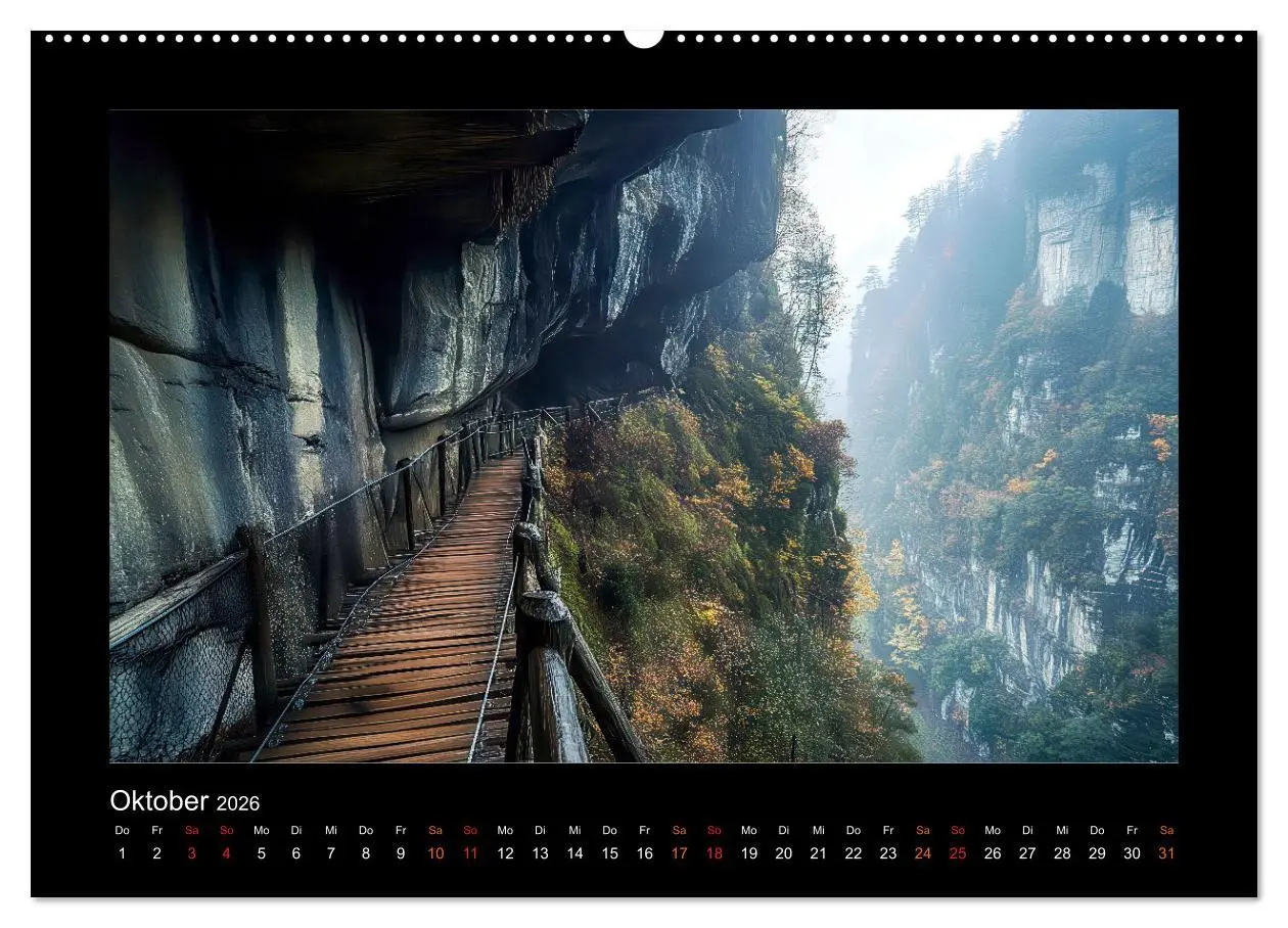Bild: 9783457297308 | Abenteuerliche Wege (Wandkalender 2026 DIN A2 quer), CALVENDO...