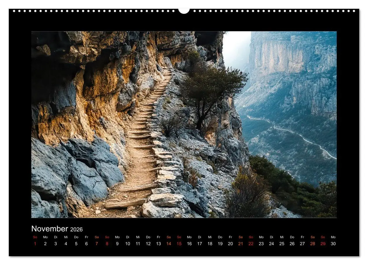 Bild: 9783457297308 | Abenteuerliche Wege (Wandkalender 2026 DIN A2 quer), CALVENDO...