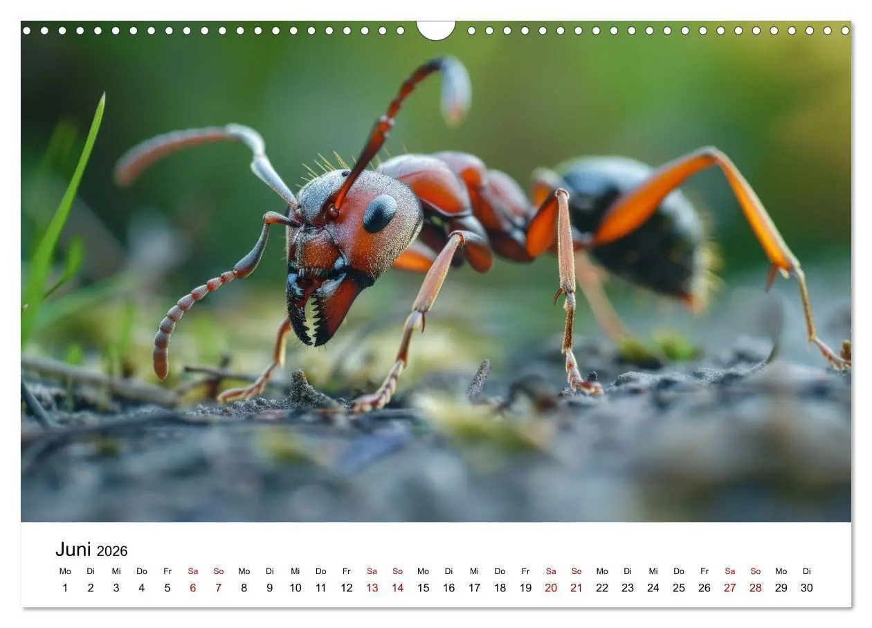 Bild: 9783457437308 | Insekten hautnah (Wandkalender 2026 DIN A3 quer), CALVENDO...