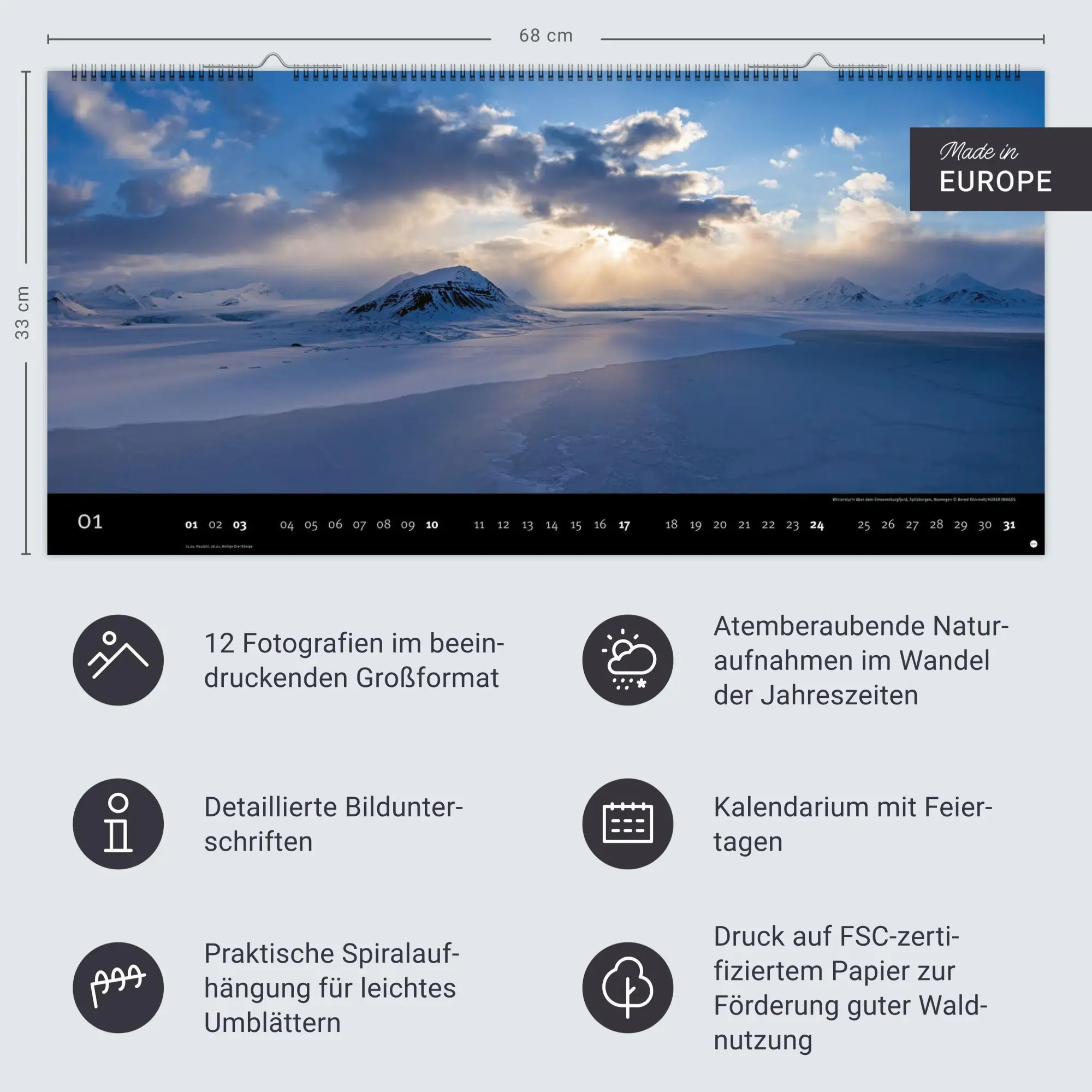 Bild: 9783756417308 | Magic Moments Panoramakalender 2027 | Harenberg | Kalender | 14 S.