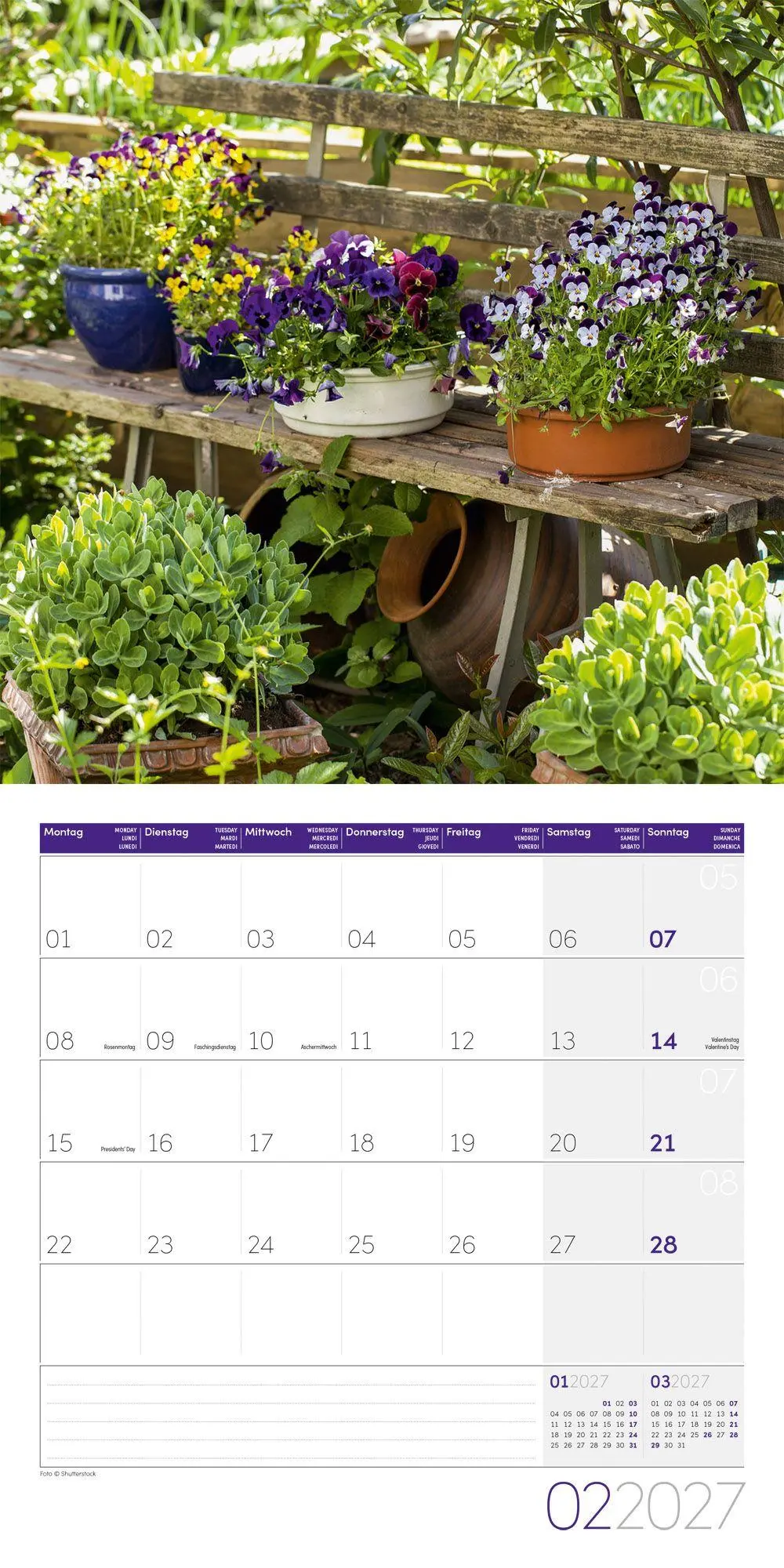 Bild: 9783838447308 | In meinem Garten Kalender 2027 - 30x30 - Art12 | GmbH | Kalender
