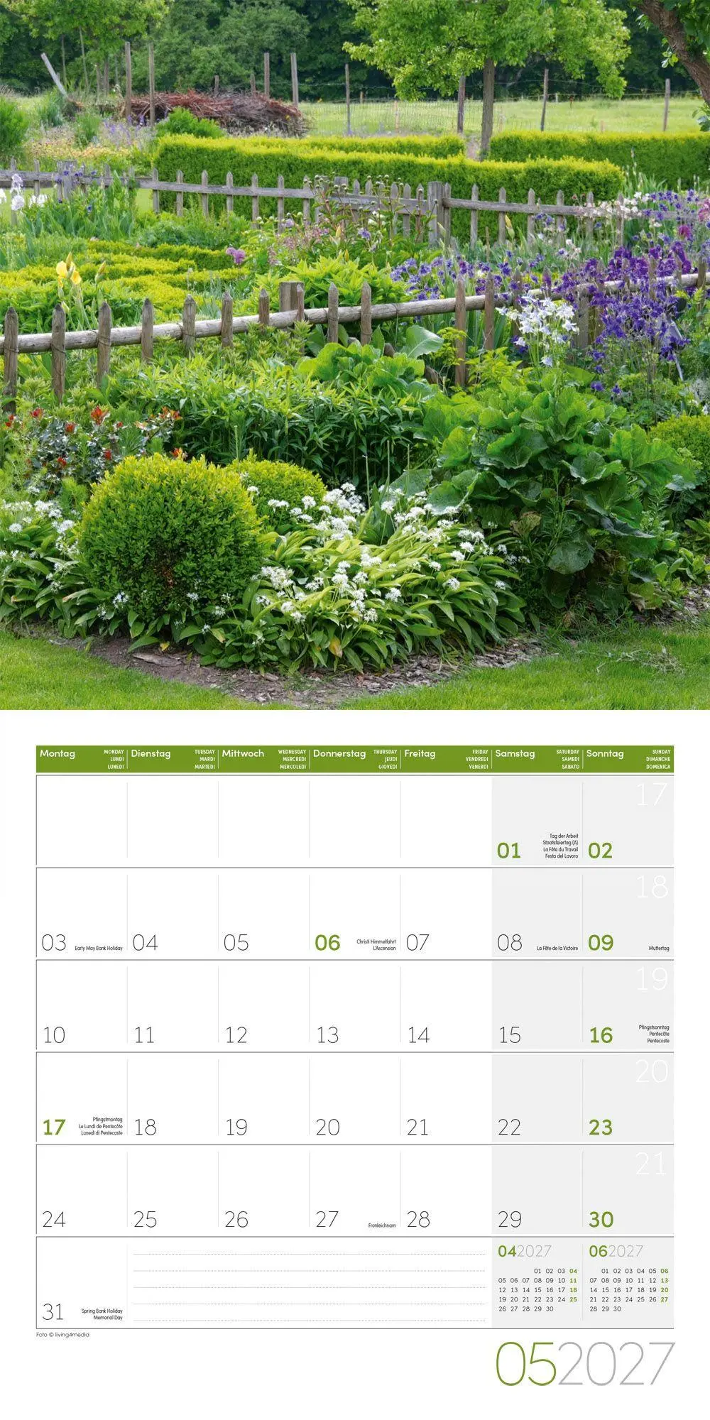 Bild: 9783838447308 | In meinem Garten Kalender 2027 - 30x30 - Art12 | GmbH | Kalender