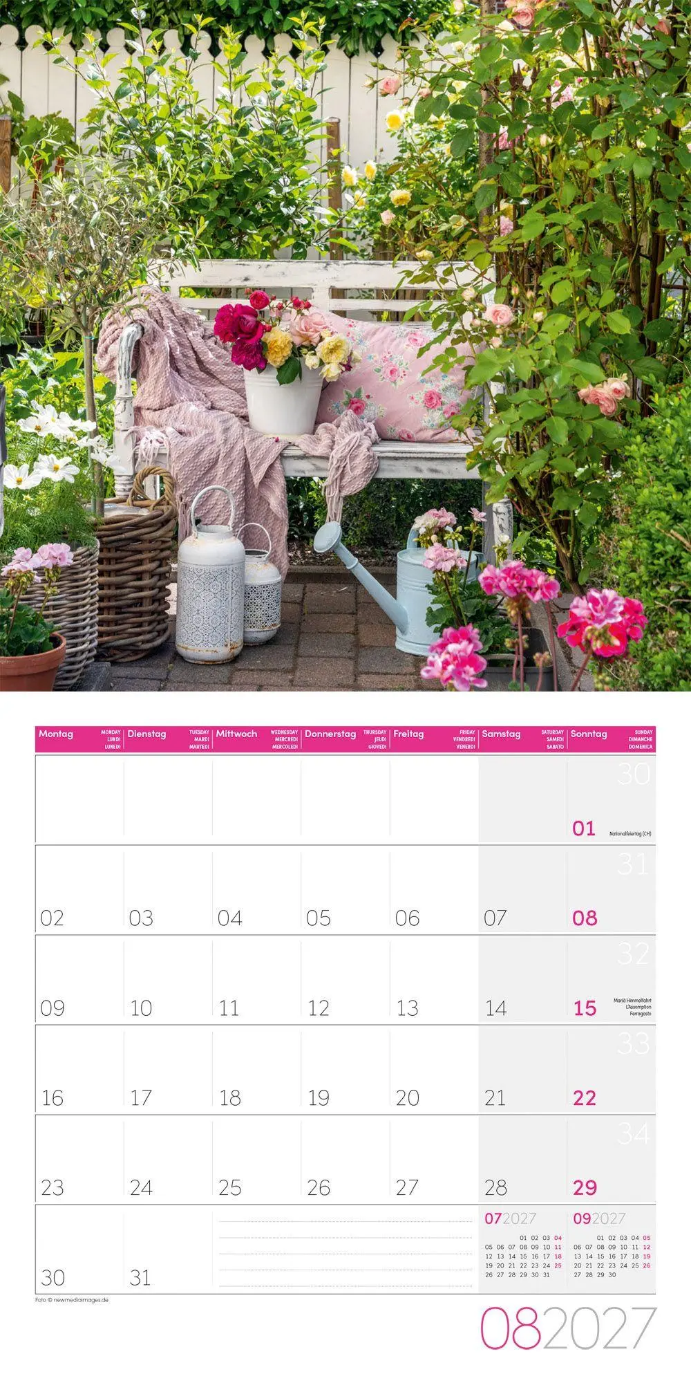 Bild: 9783838447308 | In meinem Garten Kalender 2027 - 30x30 - Art12 | GmbH | Kalender