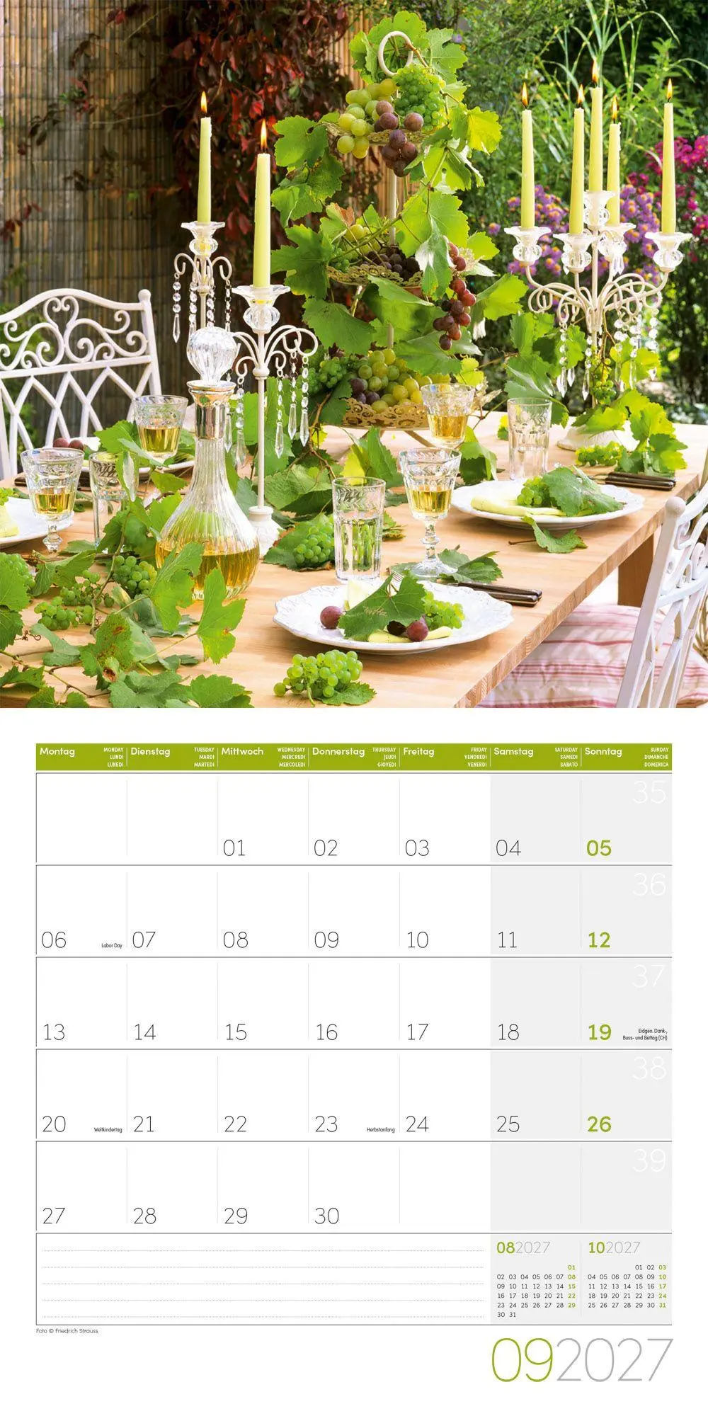 Bild: 9783838447308 | In meinem Garten Kalender 2027 - 30x30 - Art12 | GmbH | Kalender