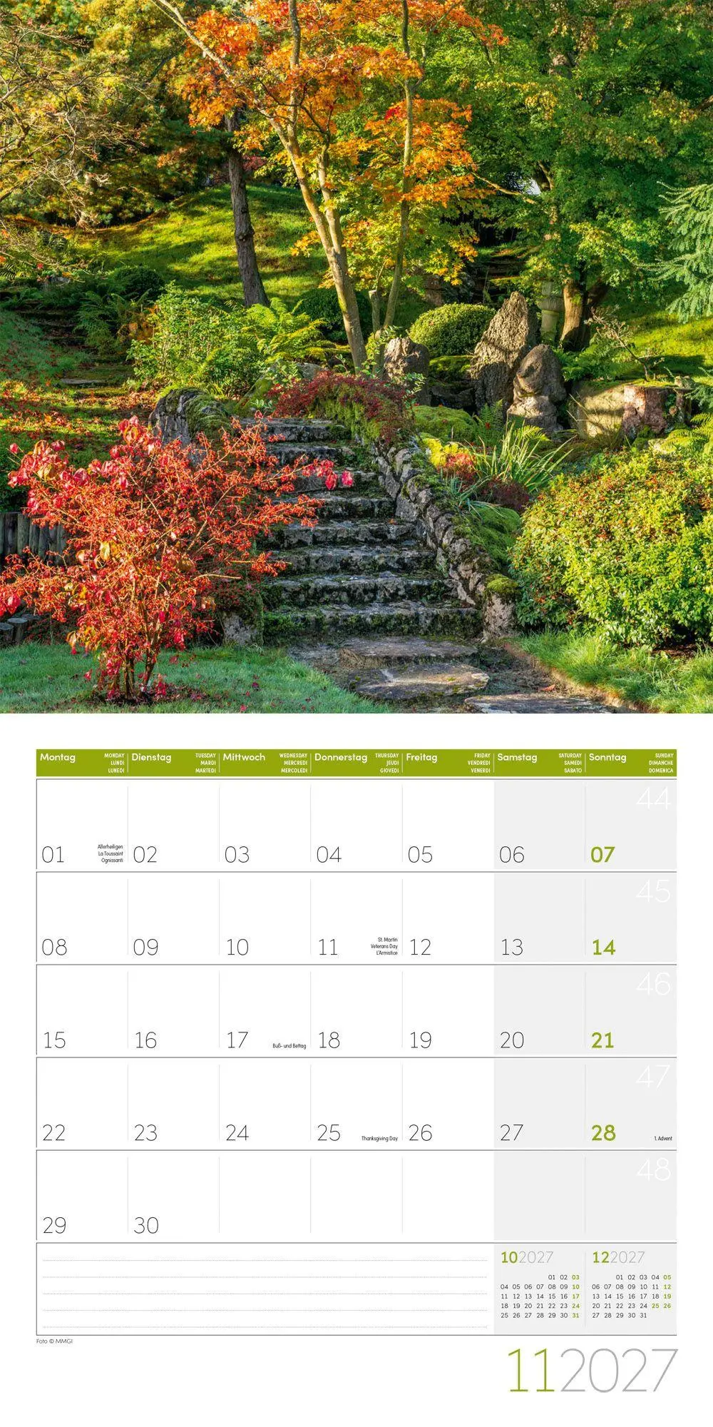 Bild: 9783838447308 | In meinem Garten Kalender 2027 - 30x30 - Art12 | GmbH | Kalender
