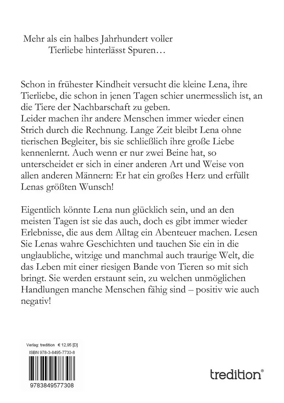 Rückseite: 9783849577308 | Viechernarrisch | Selbsterlebte Geschichten aus dem Tierreich | Bach