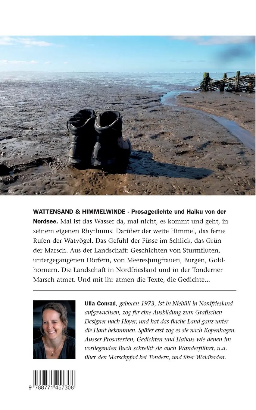 Rückseite: 9788771457308 | WATTENSAND &amp; HIMMELWINDE | - Prosagedichte und Haiku von der Nordsee