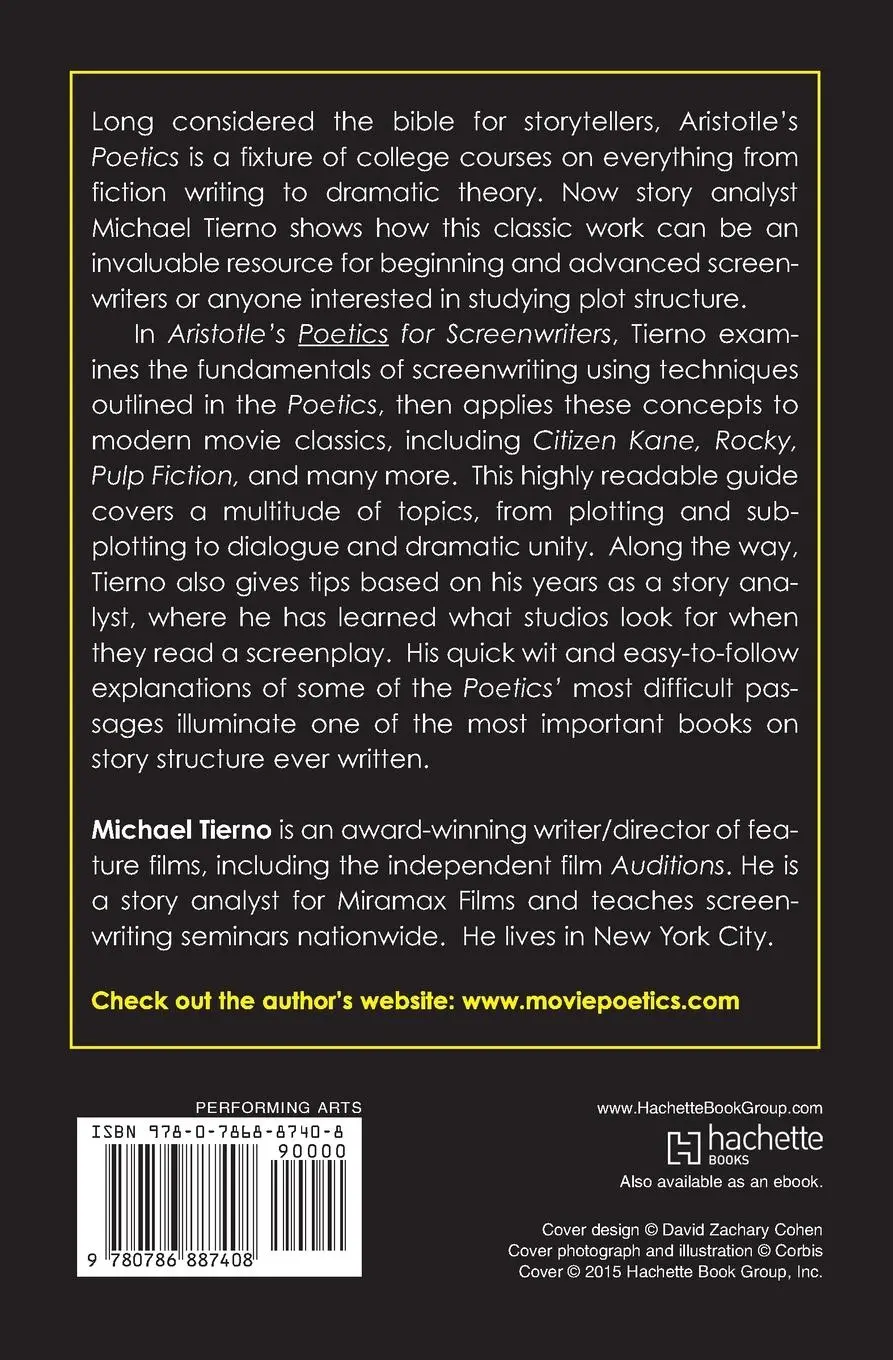 Rückseite: 9780786887408 | Aristotle's Poetics for Screenwriters | Michael Tierno | Taschenbuch
