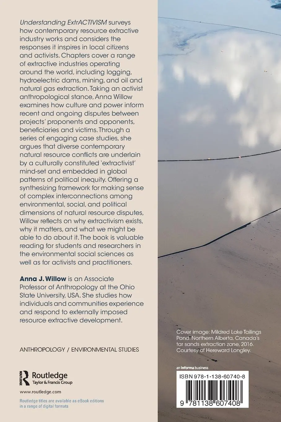 Rückseite: 9781138607408 | Understanding ExtrACTIVISM | Anna J. Willow | Taschenbuch | Englisch