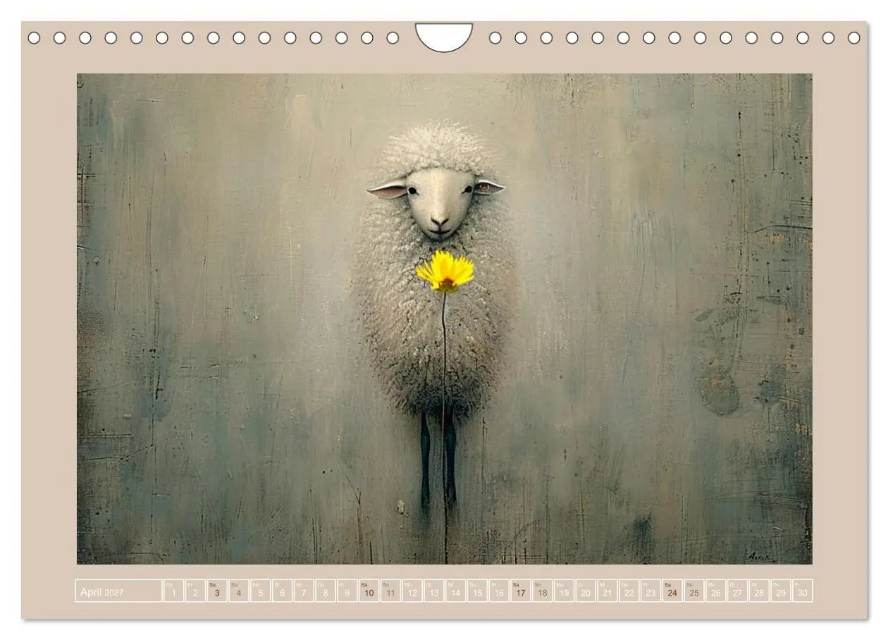 Bild: 9783569087408 | Schäfchenparade (Wandkalender 2027 DIN A4 quer), CALVENDO...