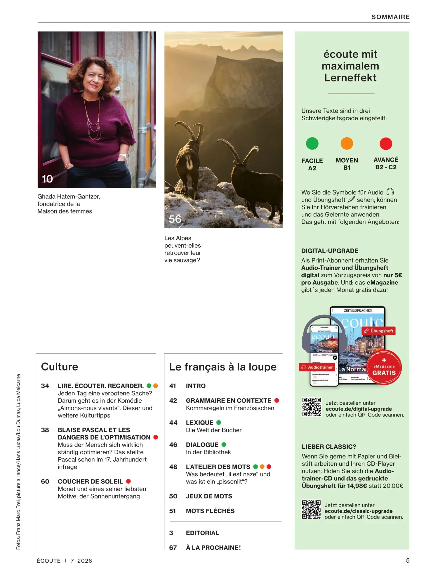 Bild: 9783689877408 | Écoute 7/26 | ZEIT SPRACHEN GmbH | Broschüre | 67 S. | Deutsch | 2026