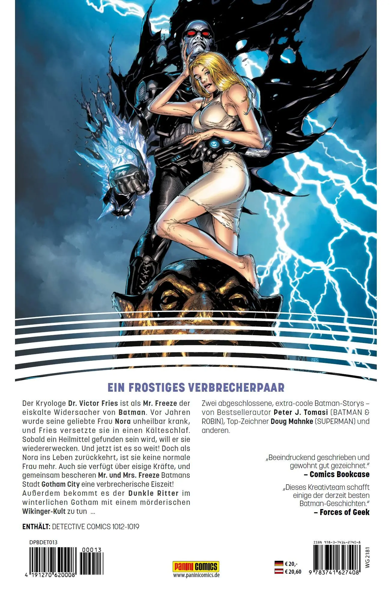 Rückseite: 9783741627408 | Batman - Detective Comics | Bd. 13 (2. Serie): Eiszeit in Gotham