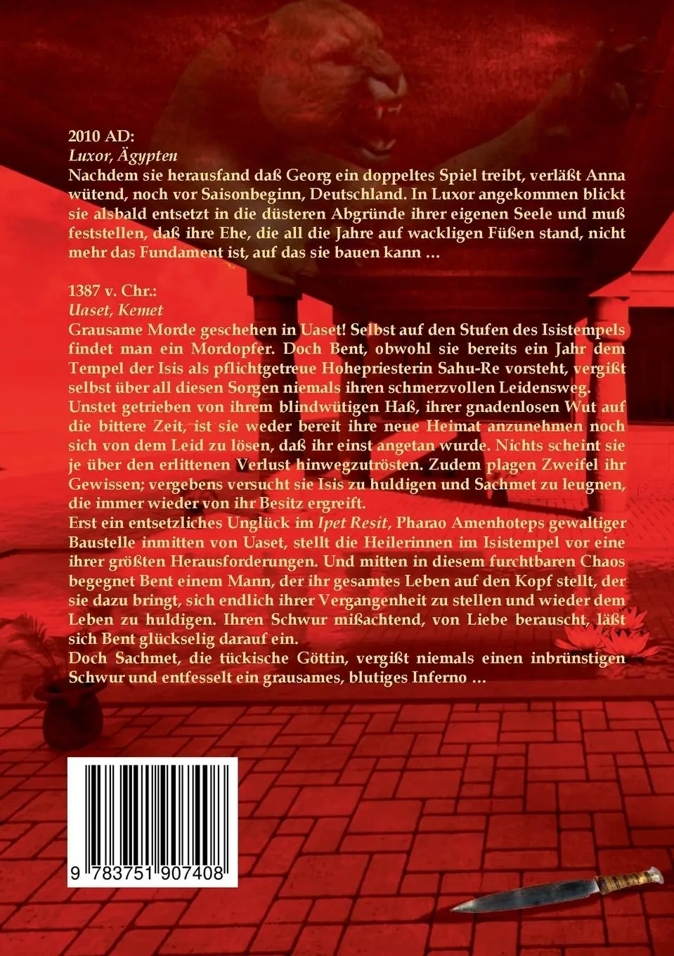 Rückseite: 9783751907408 | Sachmet Die beiden Herrinnen | Band 3 | Katharina Remy | Taschenbuch