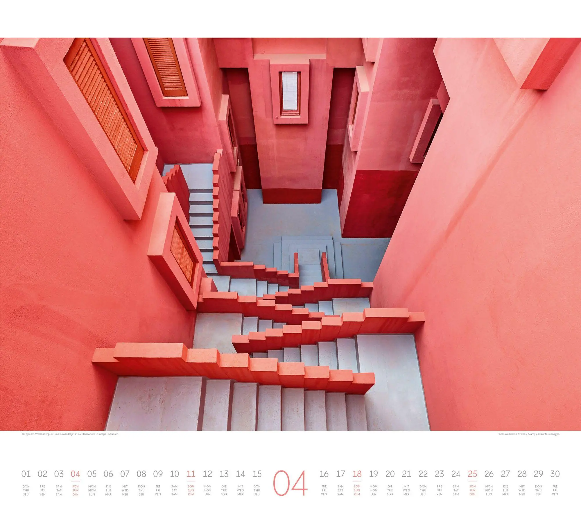 Bild: 9783838437408 | Treppen Kalender 2027 | Ackermann Kunstverlag GmbH | Kalender | 14 S.