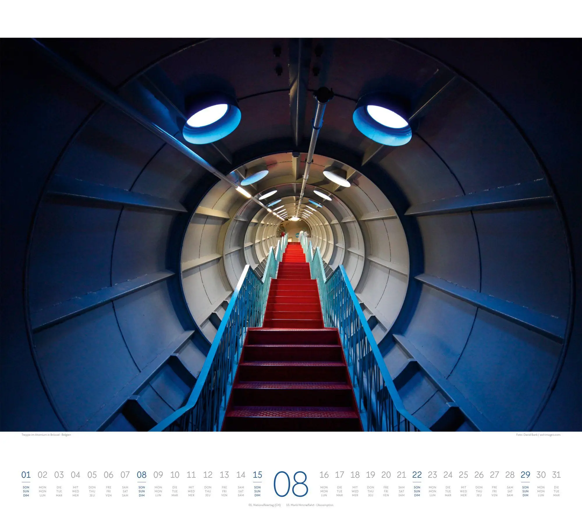 Bild: 9783838437408 | Treppen Kalender 2027 | Ackermann Kunstverlag GmbH | Kalender | 14 S.