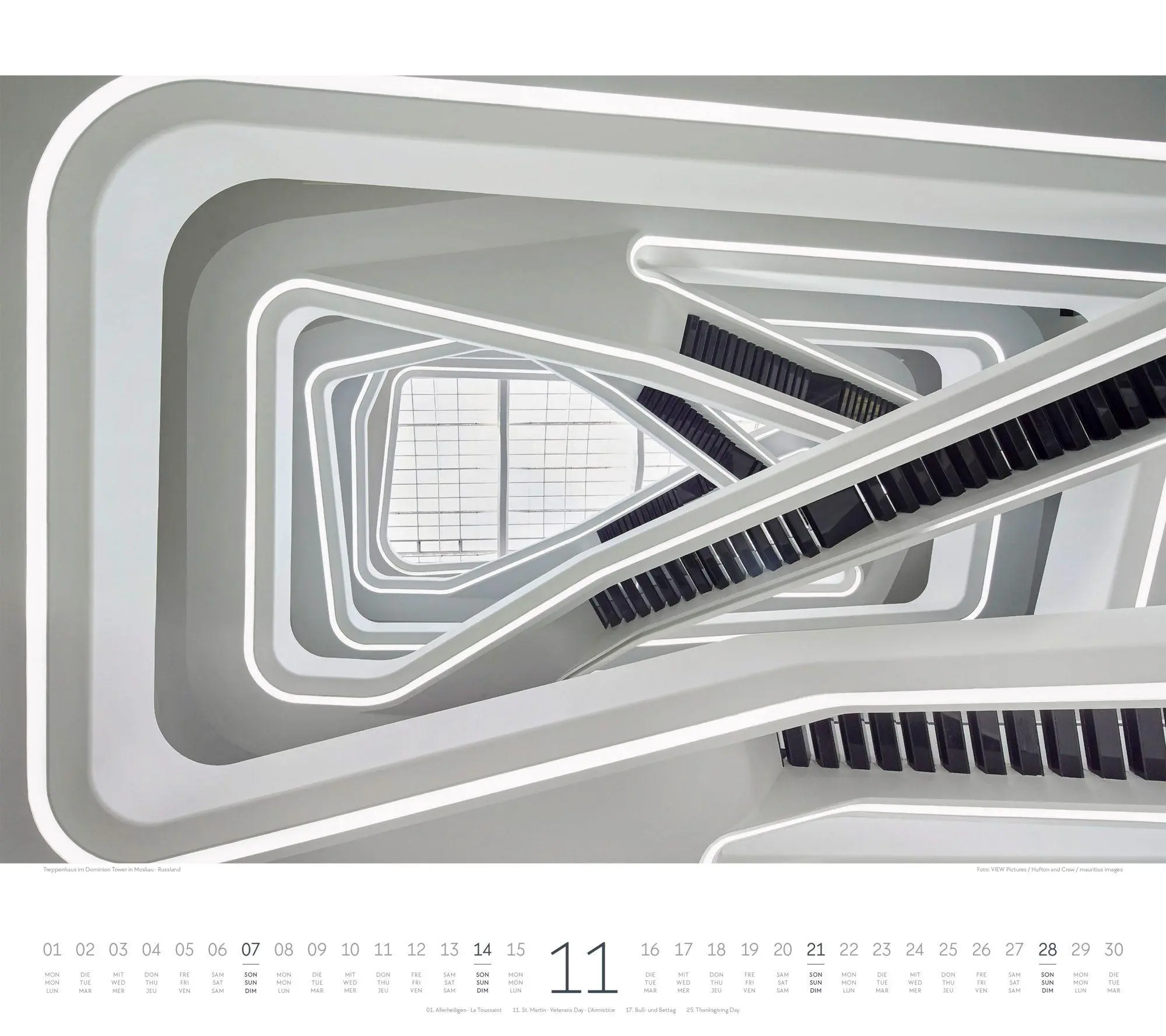 Bild: 9783838437408 | Treppen Kalender 2027 | Ackermann Kunstverlag GmbH | Kalender | 14 S.