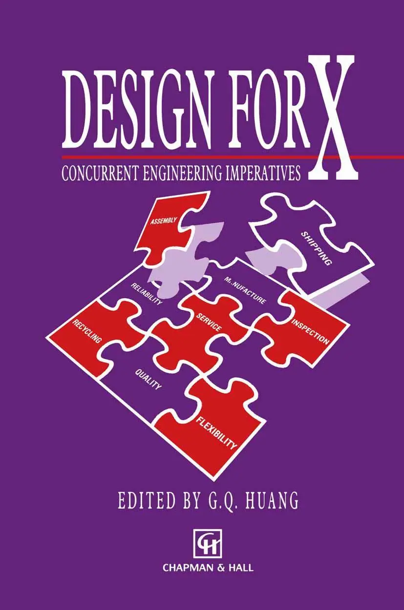 Cover: 9780412787508 | Design for X | Concurrent engineering imperatives | Charles M. Eastman