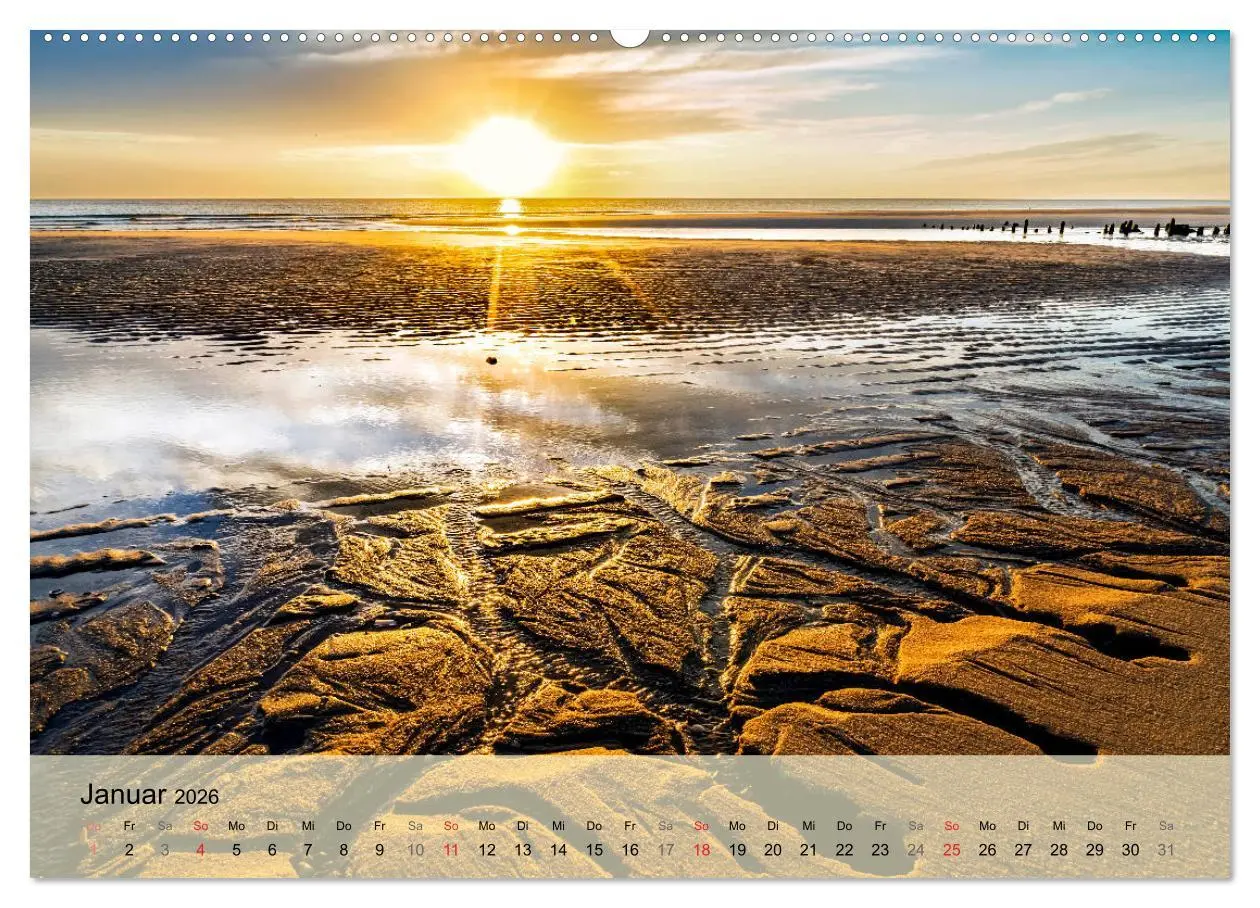 Bild: 9783457967508 | Nordsee - Traum (Wandkalender 2026 DIN A2 quer), CALVENDO...