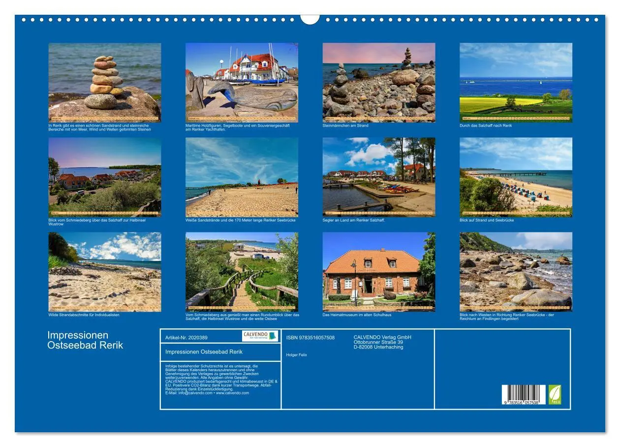 Bild: 9783516057508 | Impressionen Ostseebad Rerik (Wandkalender 2026 DIN A2 quer),...
