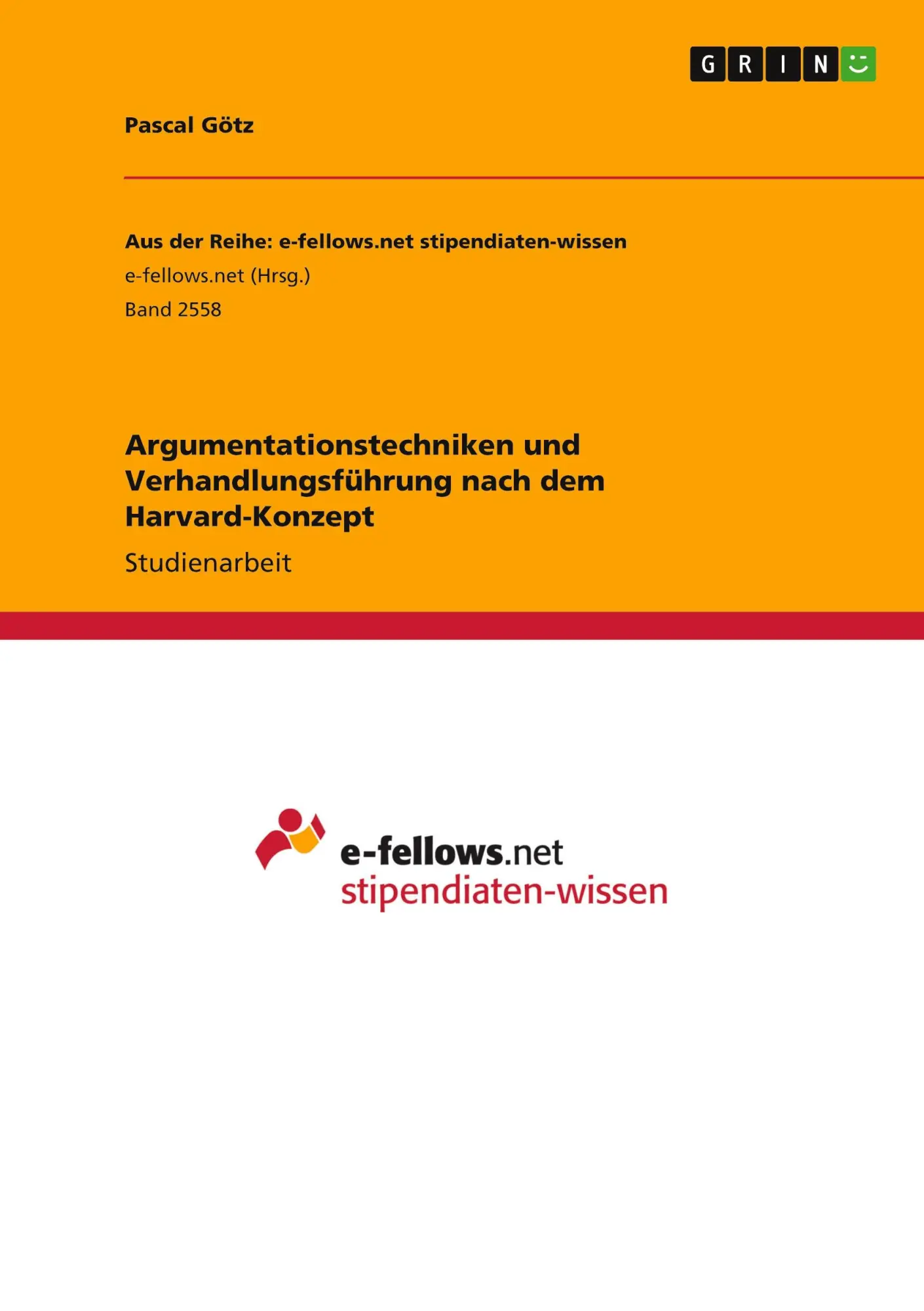 Cover: 9783668527508 | Argumentationstechniken und Verhandlungsführung nach dem...