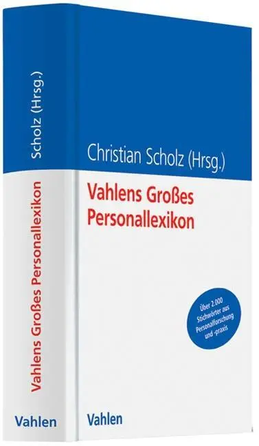 Cover: 9783800637508 | Vahlens Großes Personallexikon | Christian Scholz | Taschenbuch | XVII