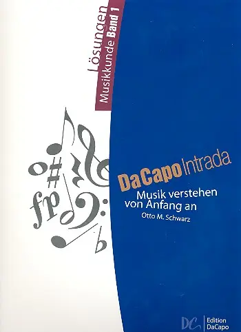 Cover: 9789043137508 | Da Capo Intrada Band 1 Lösungsbuch | Musik verstehen von Anfang an
