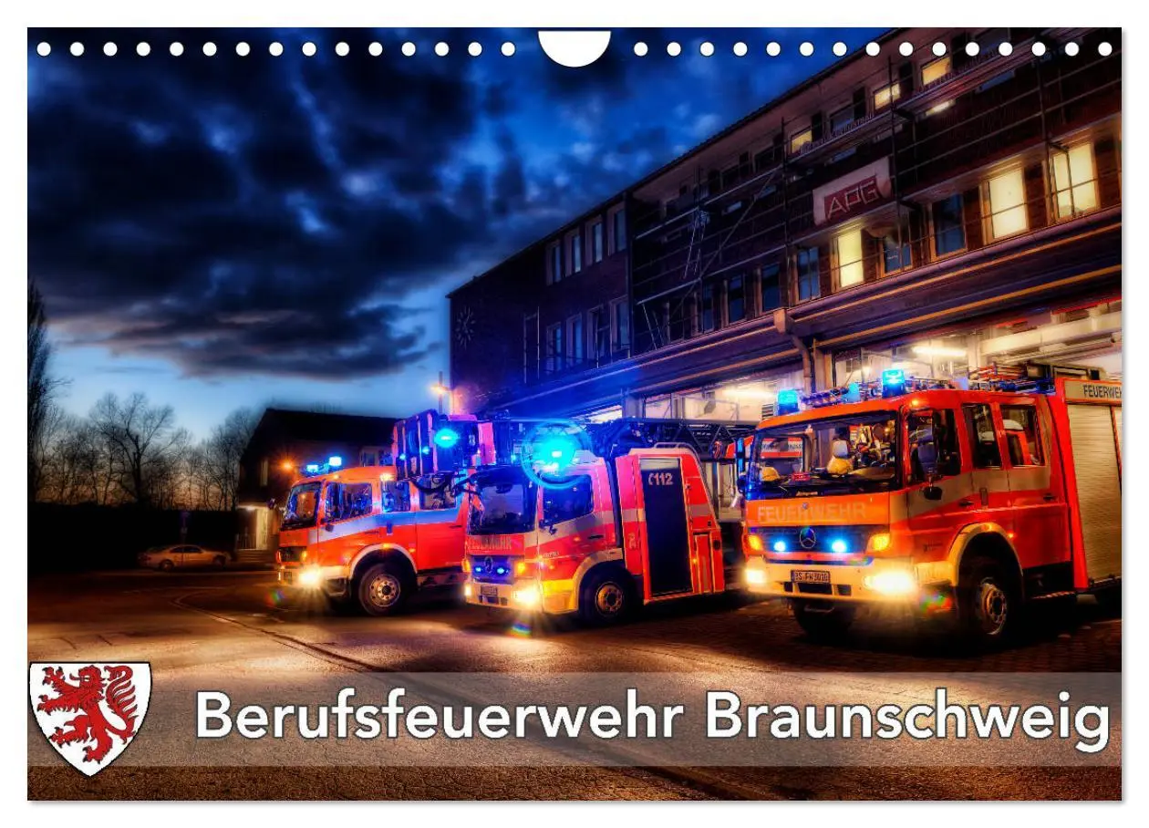 Cover: 9783457887608 | Berufsfeuerwehr Braunschweig (Wandkalender 2026 DIN A4 quer),...